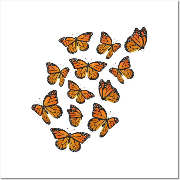 Monarch Butterflies Wall Art by Melon Street